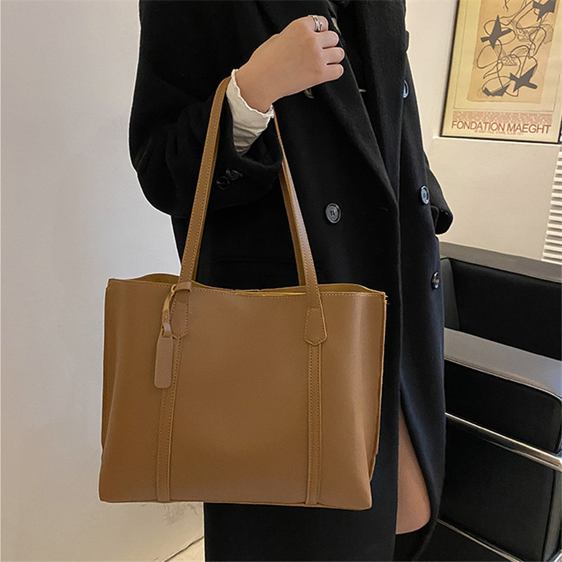 Classic Black Faux Leather Tot - Leather Work Handbag review and price