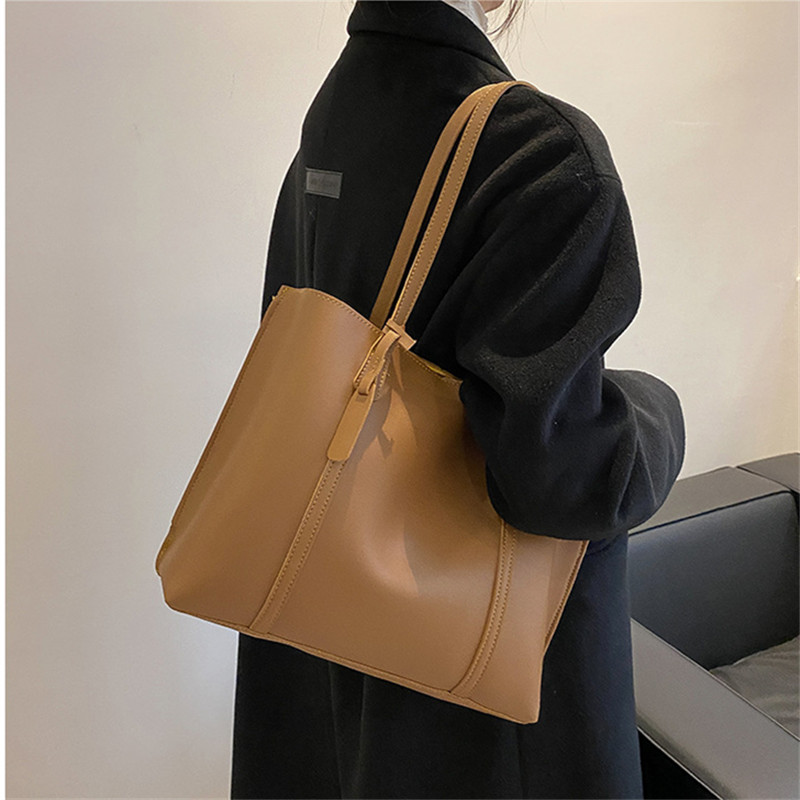 Classic Black Faux Leather Tot - Leather Work Handbag review and price