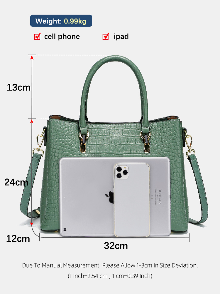 Zency Women's Genuine Leather  - Leather Work Handbag review and price