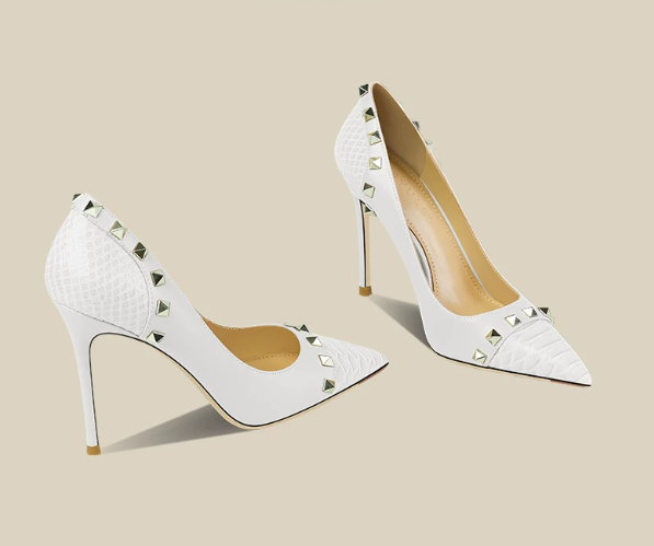 New fashionable white high hee - Leatherwork Patterns Free review and price
