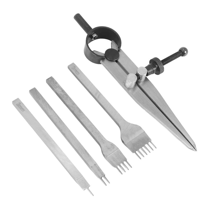 [NEW!A93G】 Leather Chisel Set, - Wing Divider Stitch review and price