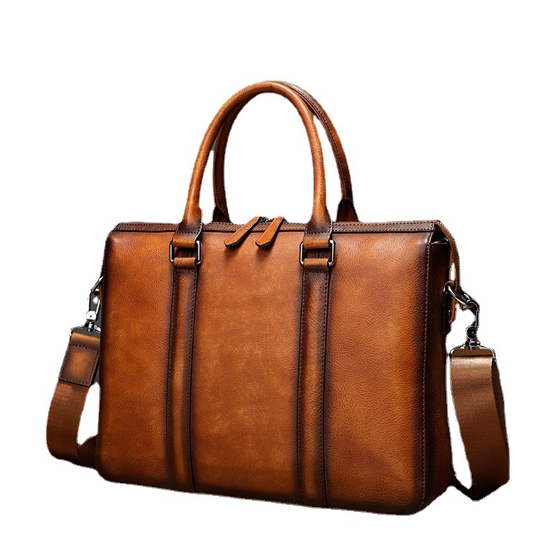 YETTIES Business Top Grain Lea - Leather Work Handbag review and price