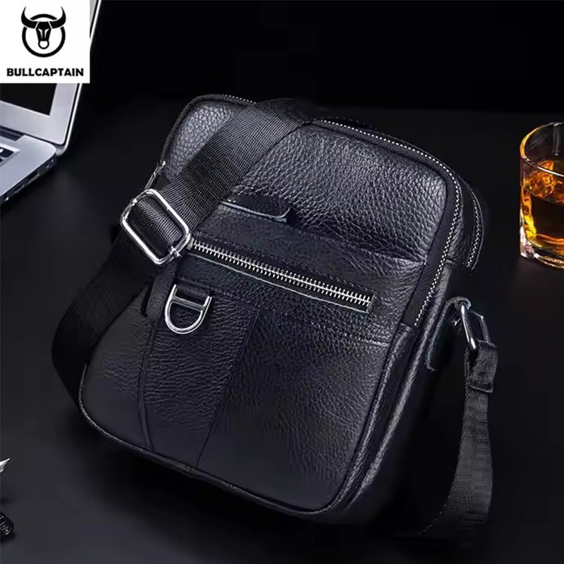 BULLCAPTAIN Mens Leather Messe - Leather Work Handbag review and price