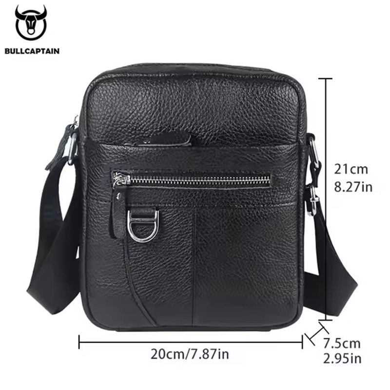 BULLCAPTAIN Mens Leather Messe - Leather Work Handbag review and price