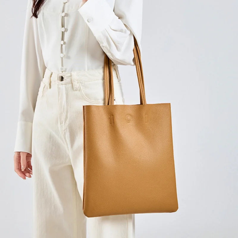 Genuine Leather Tote Bag Casua - Leatherwork Workshop review and price