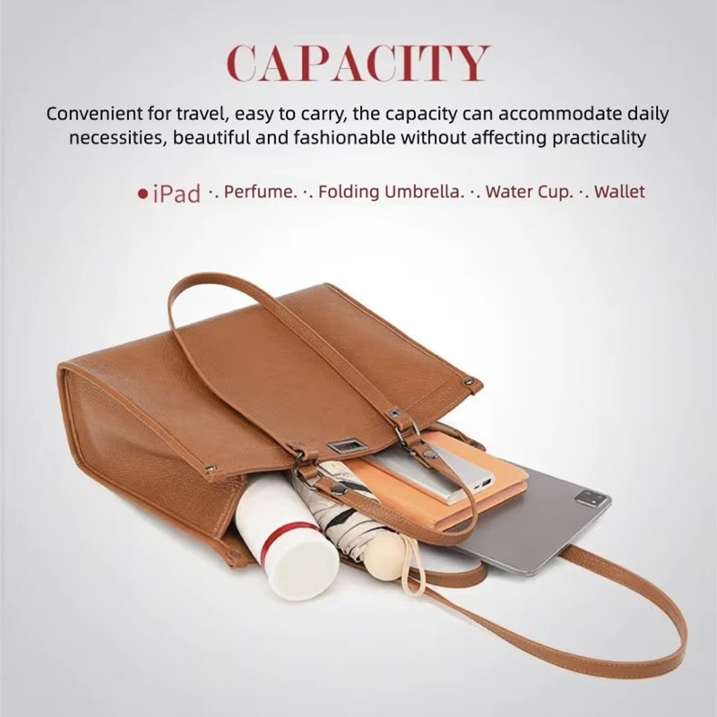 Women Large Capacity Tote Bag  - Leather Work Handbag review and price