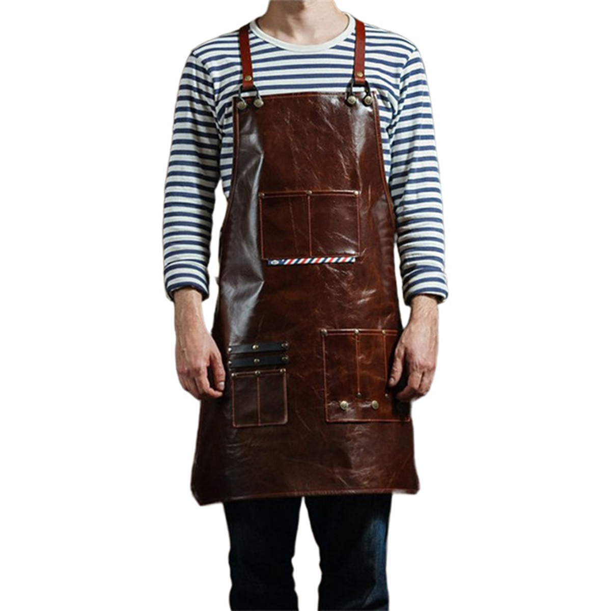 Men's Leather Work Apron with  - Leatherwork Workshop review and price