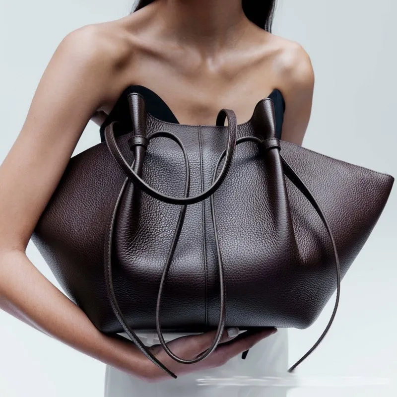 Women Leather Shoulder Bag Dum - Leather Work Handbag review and price