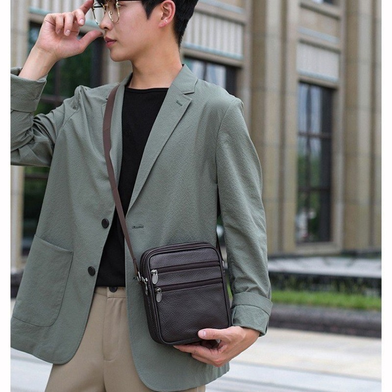 Men's Shoulder Messenger Bag C - Leather Work Handbag review and price