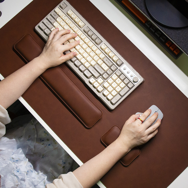 Desk Mat Waterproof PU Mouse P - Leatherwork Table review and price