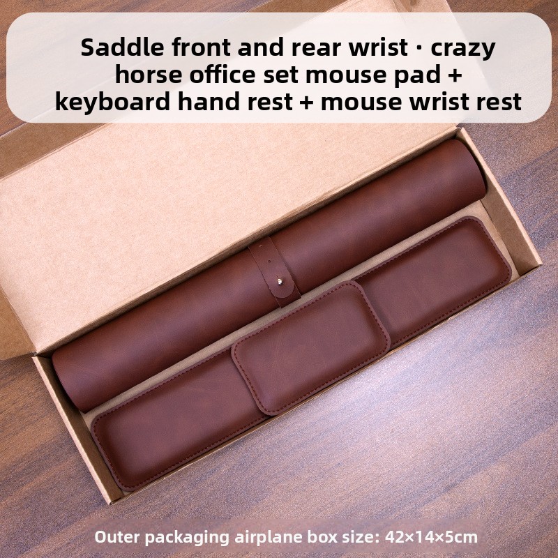 Desk Mat Waterproof PU Mouse P - Leatherwork Table review and price