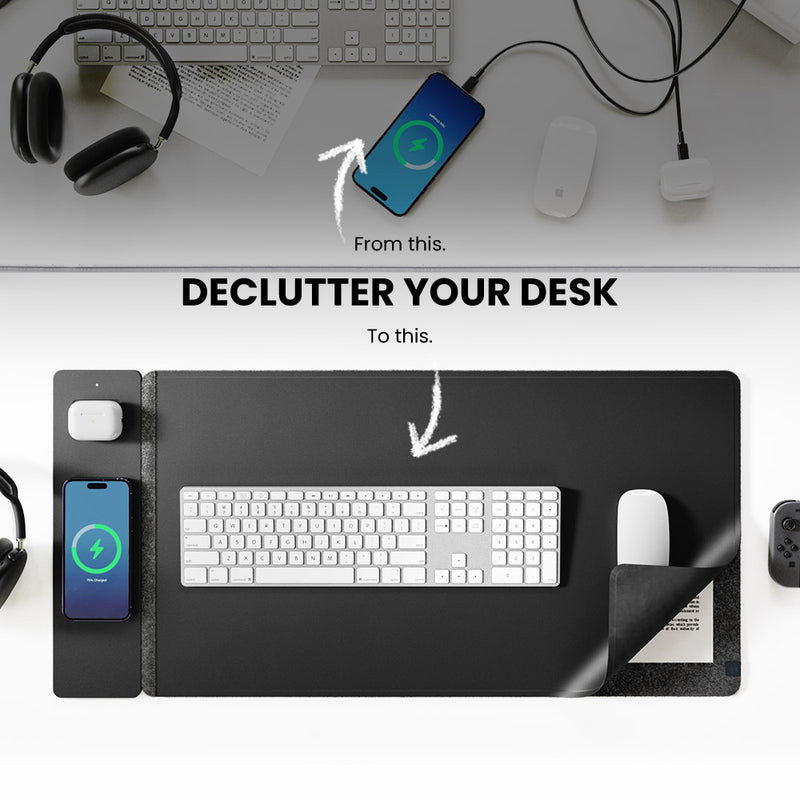 15W Magnetic Wireless Charging - Leatherwork Table review and price