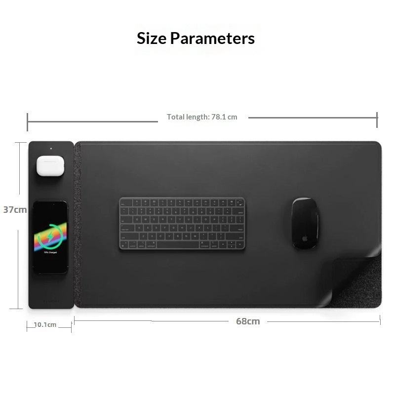 15W Magnetic Wireless Charging - Leatherwork Table review and price