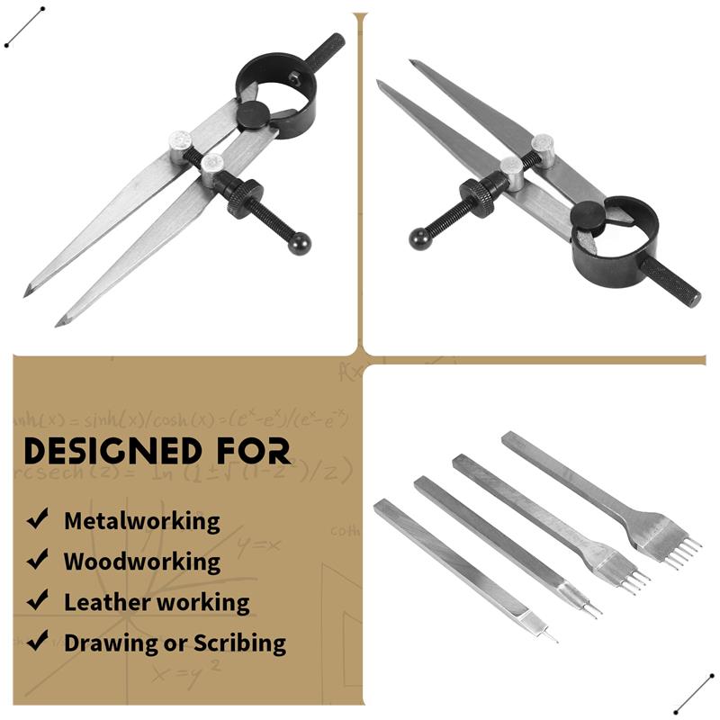 Leather Chisel Set, Prong Diam - Wing Divider Stitch review and price