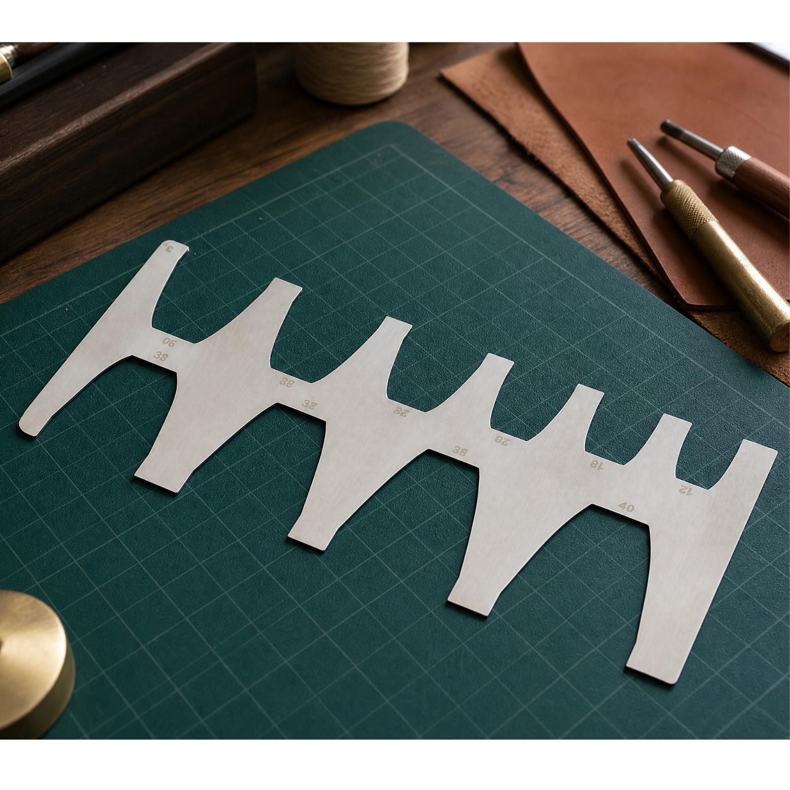 Belt-End Template Ruler 1.2 Mm - Leatherwork Patterns Free review and price