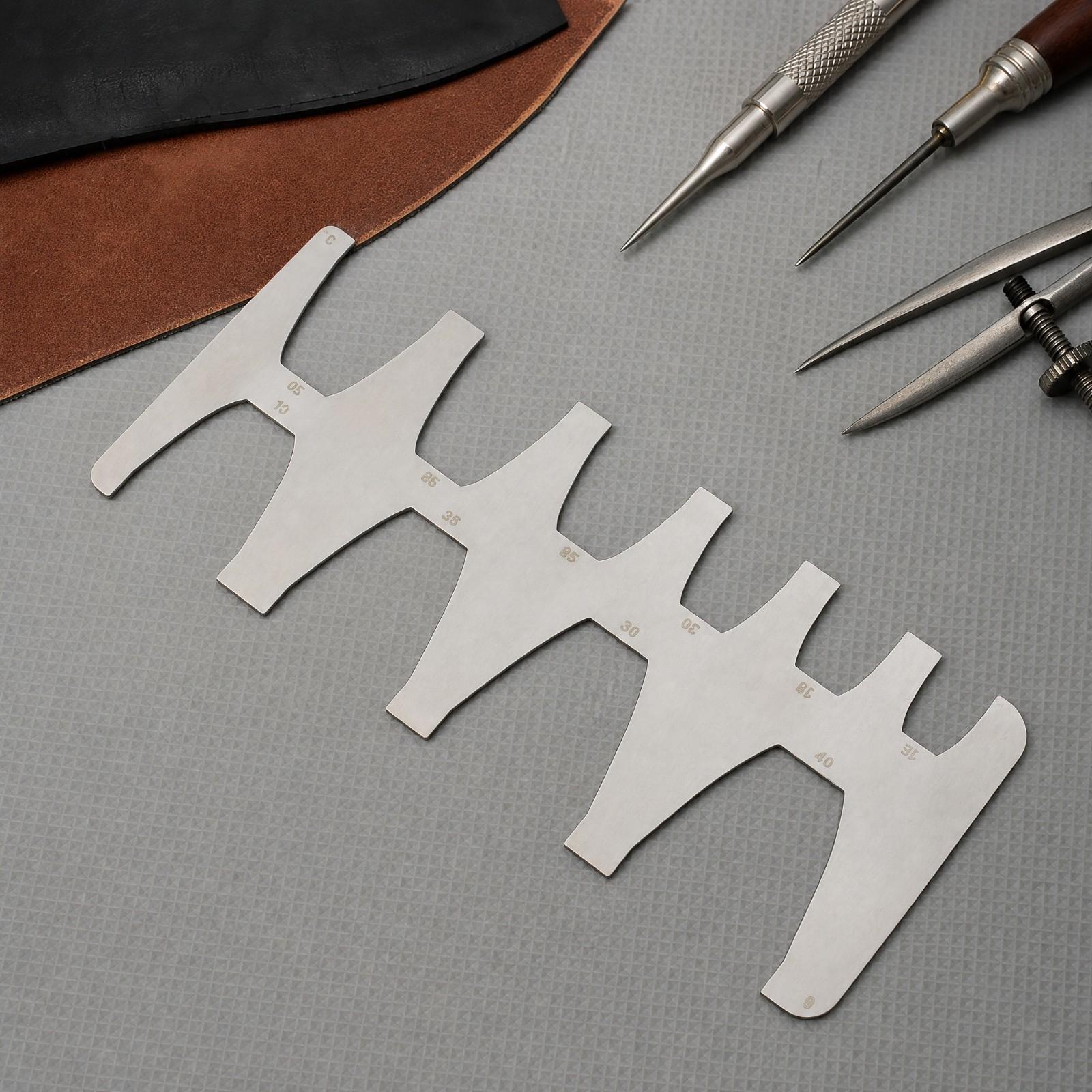 Belt-End Template Ruler 1.2 Mm - Leatherwork Patterns Free review and price