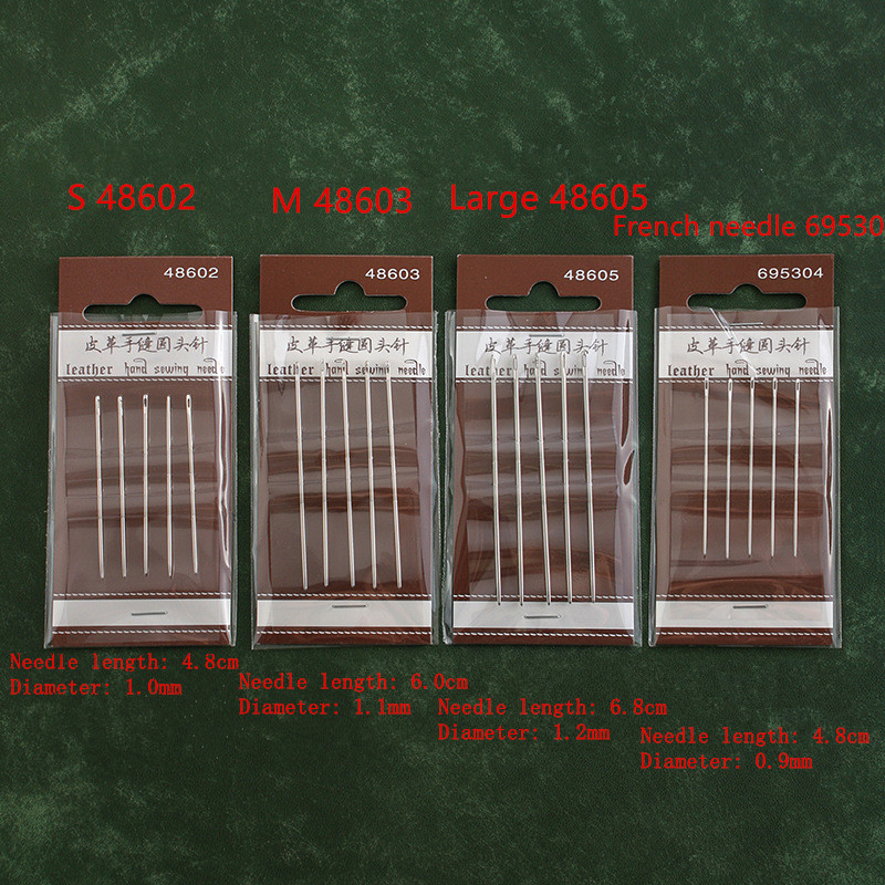 5pcs Sewing Needles Large Eye  - Leather Needle Harness review and price