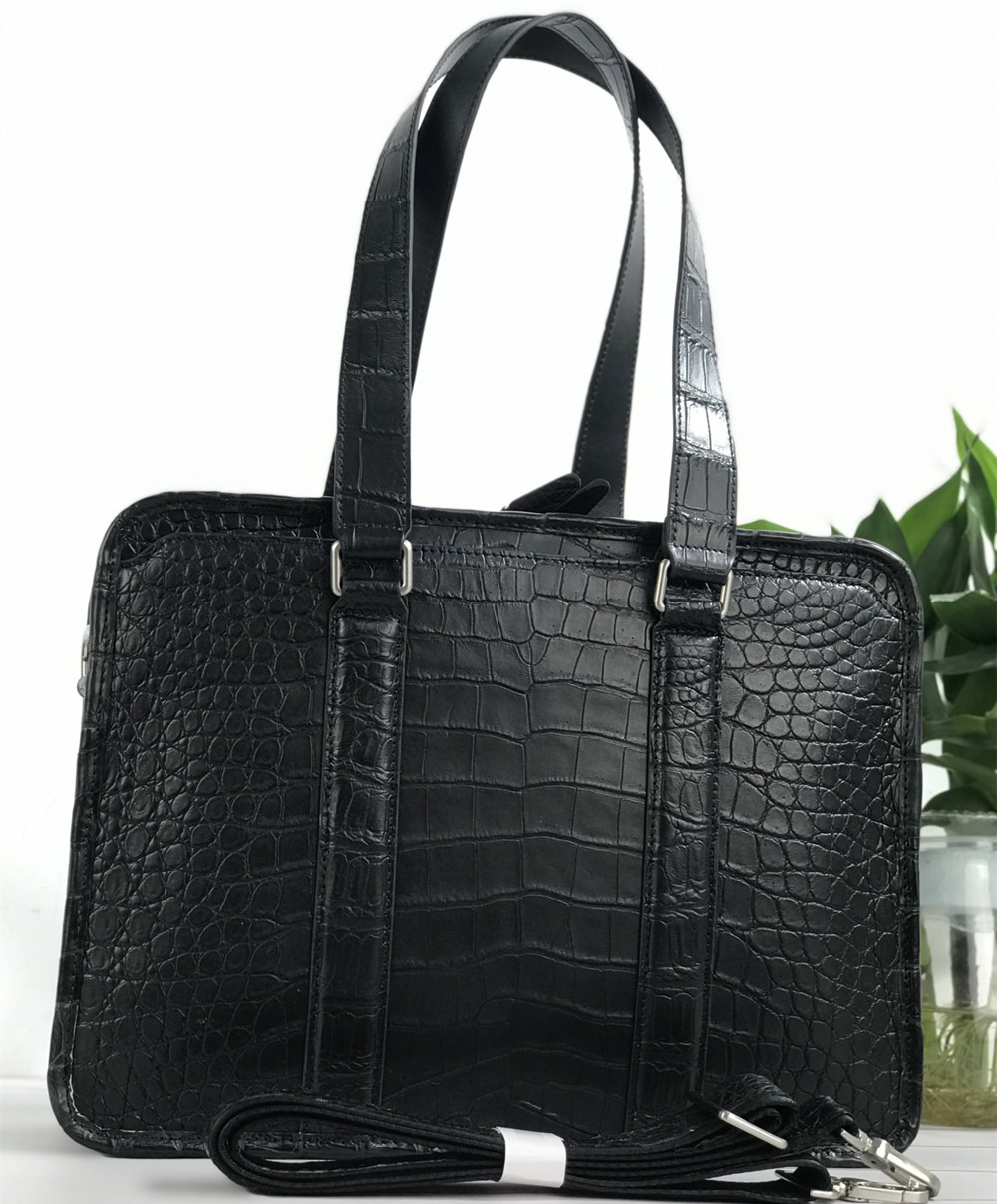 New Crocodile Leather Laptop B - Leather Work Handbag review and price