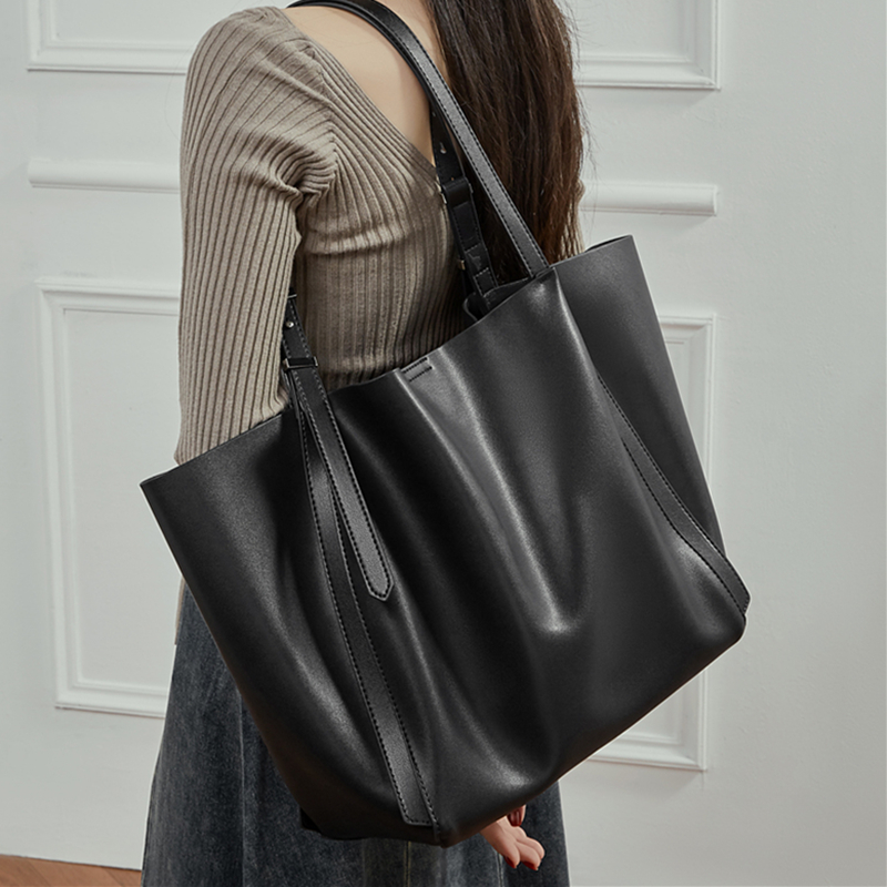 HIFASHION Large Soft Genuine L - Leather Work Handbag review and price