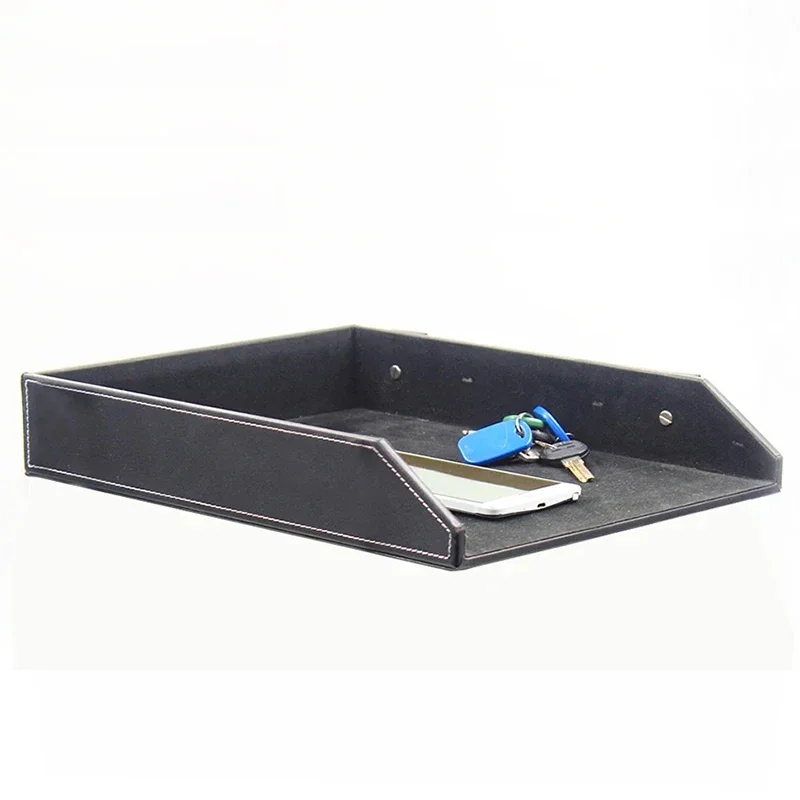Business Single Layer File Tra - Leatherwork Table review and price