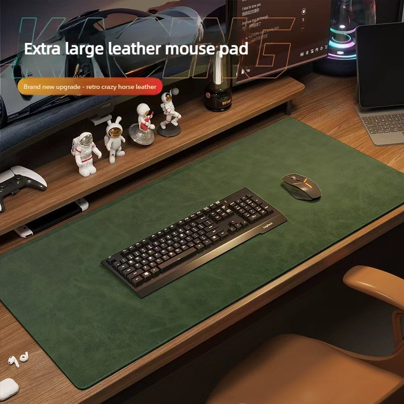 Crazy Horse Texture Pu Mousepa - Leatherwork Table review and price